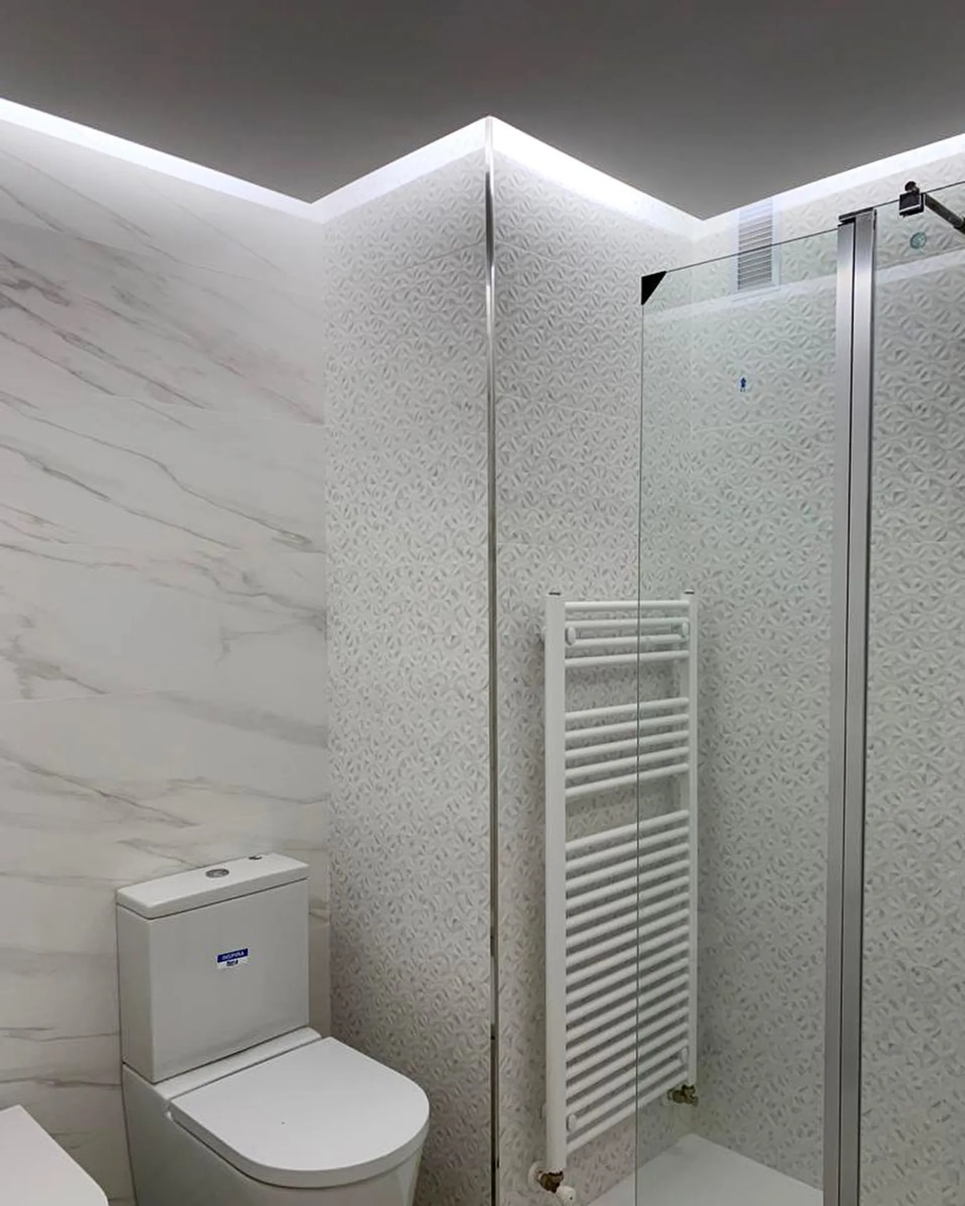 Baño con ducha a ras de suelo