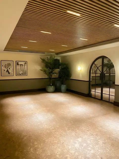 Entrada y sótano reformados